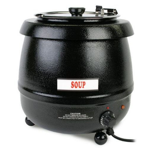 SOUP WARMER  10 1/2 QT STAINLESS STEEL. KITCHENS &amp; RESTAURANTS BLACK SEJ30000C