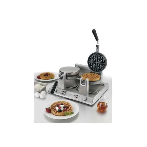 Waring Commercial WW250B Heavy Duty Double Side-by-Side Belgian Waffle Maker