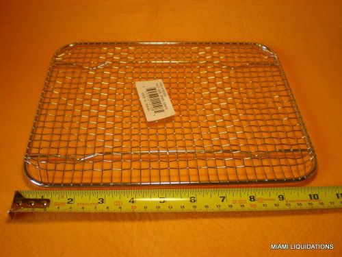 LOT OF 2 Carlisle 602203 Durapan Drain Grate Fits Half Size Food Pan 8.5&#034; Chrome