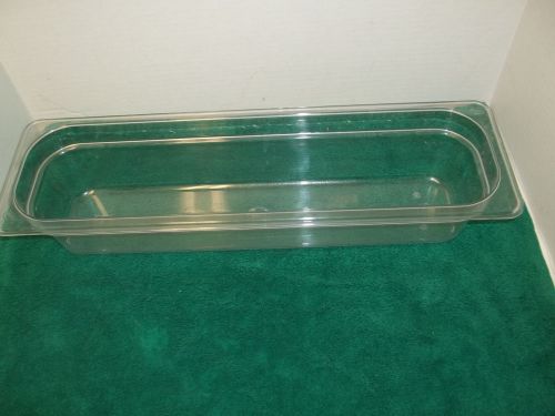 CAMBRO BRAND 1/2 SZ LONG PAN MODEL 24 LPCW 4&#034; DEEP