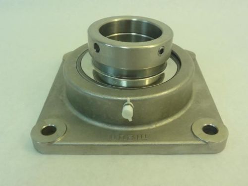 145223 new-no box, meyn mhcf212ss flange bearing ss, 4-bolt, 60mm id, w/ collar for sale