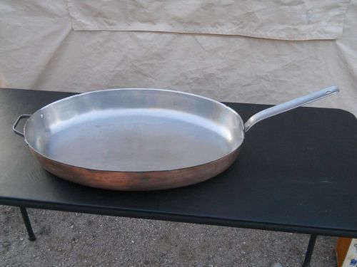 Legion Utensils Scavullo 22&#034; Copper Stainless Fry Pan 12-56 SUPER BIG!!! L@@K!!!