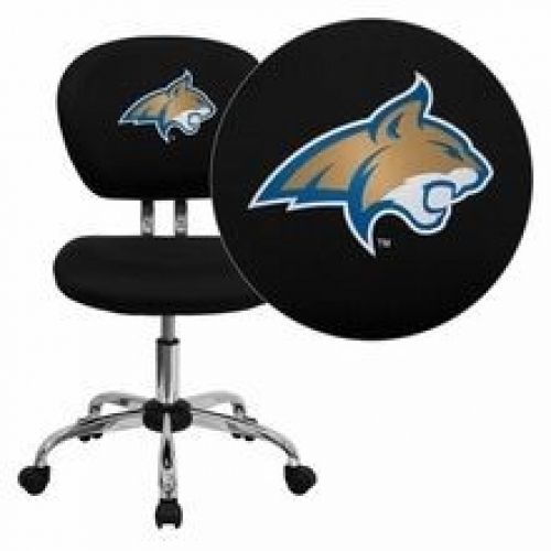 Flash Furniture H-2376-F-BK-40017-EMB-GG Montana State University Fighting Bobca