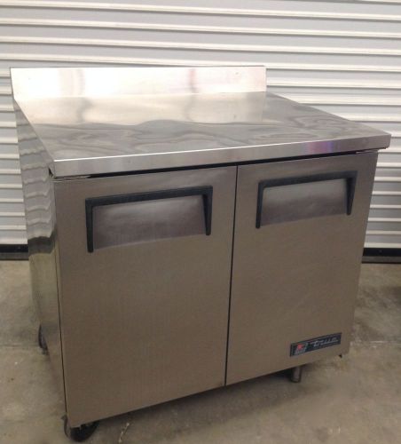 2 Door Work Top Cooler 36&#034; True TWT-36 #1980 Commercial Stainless Steel NSF