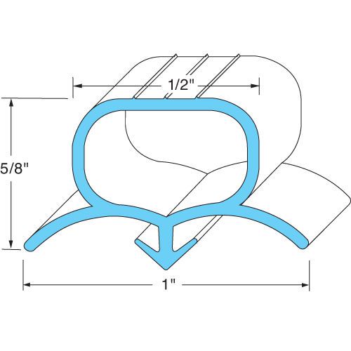 BEVERAGE AIR CABINET GASKET 712-025D-02