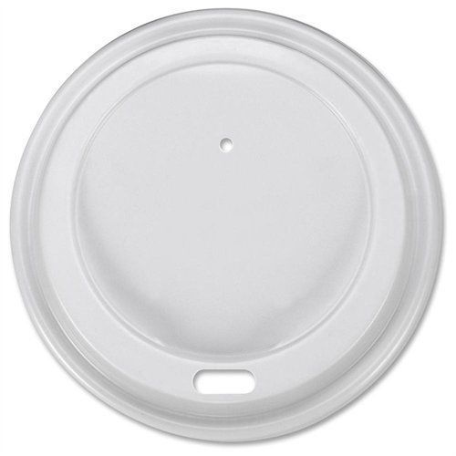 Genuine Joe Protective Hot Cup Lids - Polystyrene - 50 / Pack - White (11259PK)