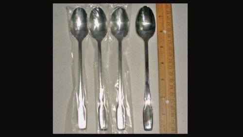 ONEIDA TALL DRINK / ICED TEASPOONS - set of 8 STAINLESS STEEL