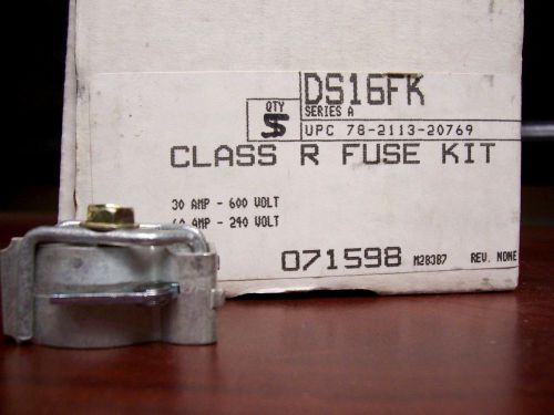 Class R Fuse Kit Cat. No. DS16FK Series A (box of 15)