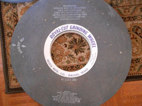 Regis mfg. co. royal-cut grinding wheel 24&#034; x 1&#034; x 8&#034; for sale