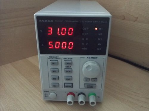 NEW DIGITAL PROGRAMMABLE  POWER SUPPLY UNIT (PSU),30V/5A/150W CV,CC, USB/RS232