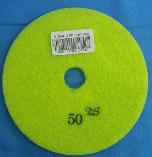 DS Diaflx Granite Diamond Polishing Wet Pad 5 inch Grit 50