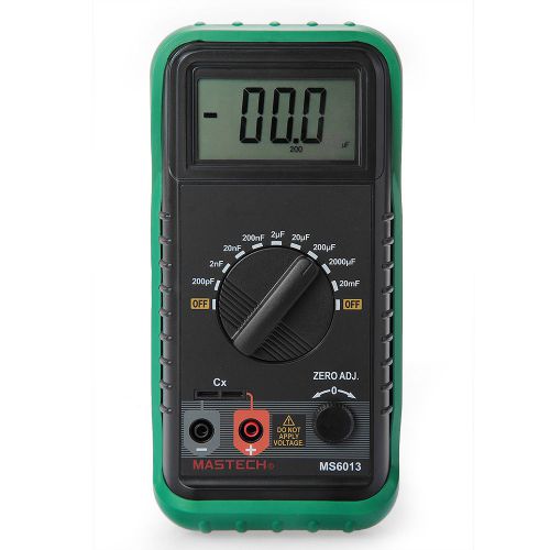 Portable digital capacitor capacitance tester meter lcd display for sale