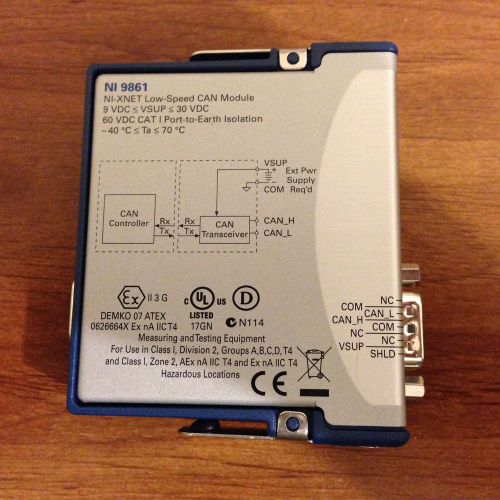 New National Instruments NI 9861 1-Port NI-XNET CAN C Series