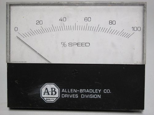 Allen bradley drives division percentage speed meter for sale