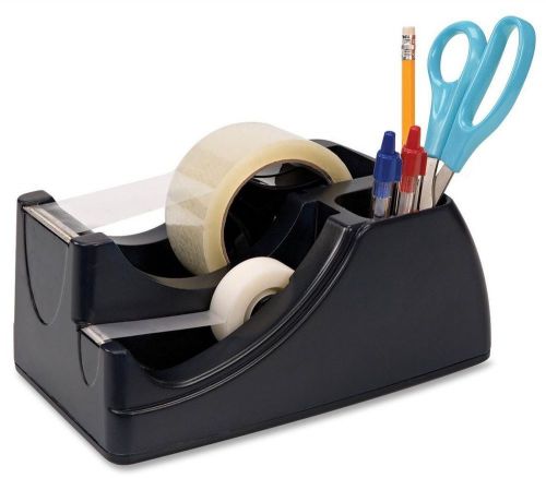 EUC Officemate Black Heavy-Duty Tape Dispenser {012215}