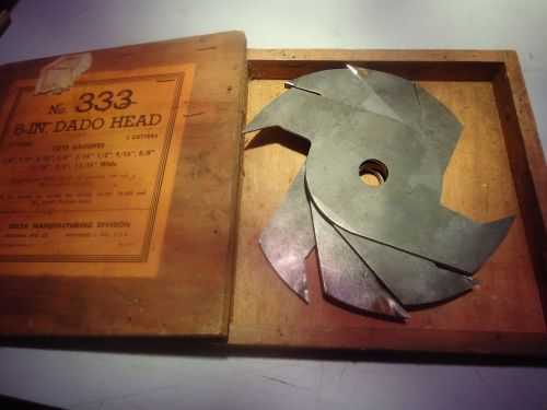 Delta  6 in dado, 5/8 inch hole, 4 carbide tip cutters, No.333_____________A-261