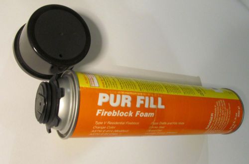 10 NEW 24oz CANS PUR FILL FIREBLOCK FOAM TYPE V POLYURETHANE SEALANT