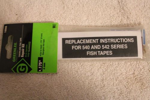 Greenlee Fiberglass Fish Tape Repair for 540 and 542 Series 1.75&#034; 4mm #10565