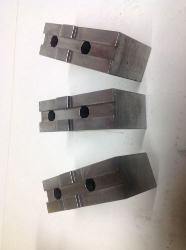 TG-10250F Stl Soft Chuck Jaw-10&#034; CNC Chuck (Kitagawa, Samchully) ht=2&#034; -3pc set