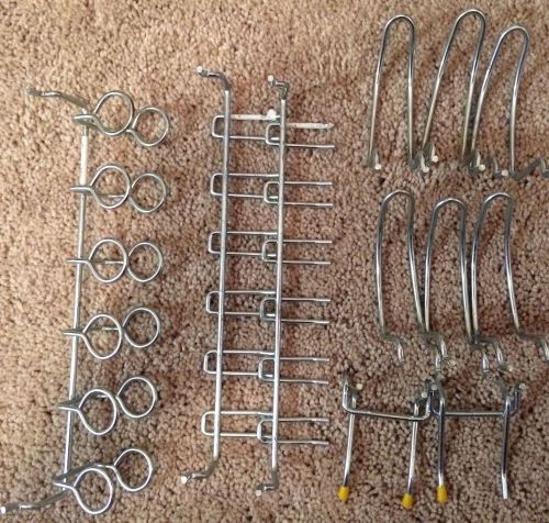 Pegboard Hooks Assorted Wall Garage Storage Tool Organizer - 11pc