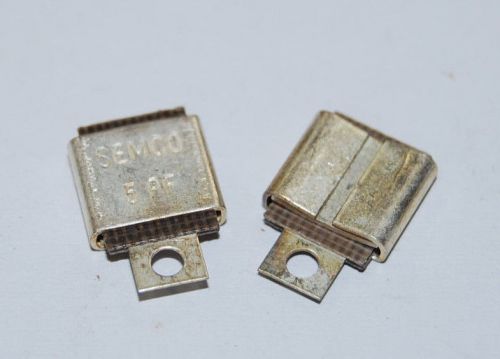 5pf METAL CASED MICA RF CAPACITORS ORIGINAL SEMCO