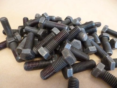 9/16-12 X 1-5/8&#034; GRADE 8 FULLY THREADED HEX BOLTS / SCREWS W/ THREAD LOCK (50pc)