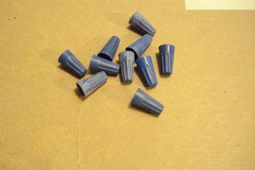 (1004.) Blue Wire Connectors 22g  -  10-pc Lot