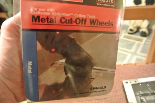 Brand New Craftsman Metal Cut-Off Wheel--2 wheels included