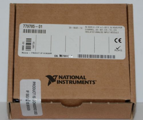 *NEW* National Instruments NI 9229 Analog Input Module *SEALED*