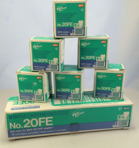 Max 20FE For Max EH-20F Stapler 2200 Staples 11 Cartridges Total