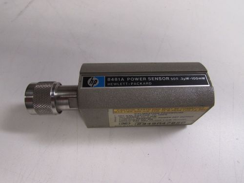 Agilent/Keysight/HP 8481A Power Sensor, 10 MHz to 18 GHz, -30 to +20 dBm