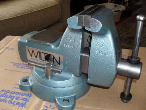 WILTON VISE 4&#034; 740, MECHANICS VINTAGE USA MADE, NEW JAWS, EXCELLENT!!