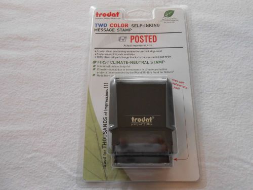 Trodat 3/4&#034; x 1-7/8&#034; stock message stamp