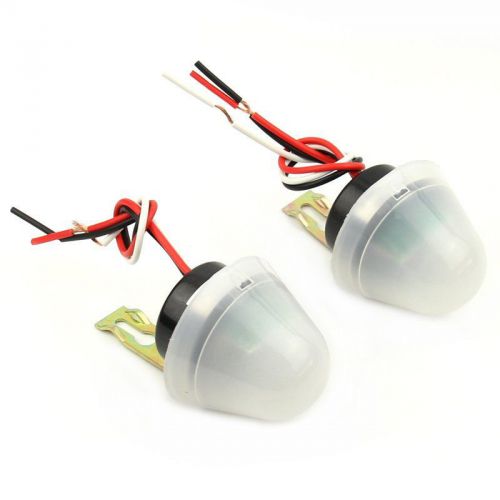 New On Off Street Light Switch Photo Control Sensor 2x AC 220V Automatic Auto