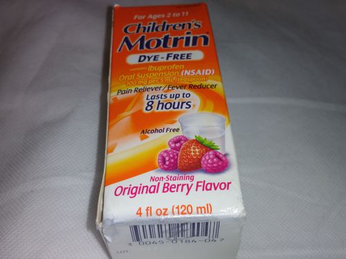 MOTRIN CHILDREN&#039;S ORAL SUSP.  4 0Z. , BERRY FLAVOR, 8 HR. RELIEF, AGES 2-11