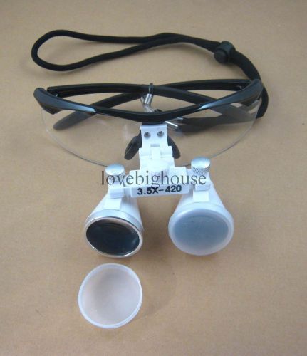 3.5X-420mm Dental Surgical Binocular Loupes Black