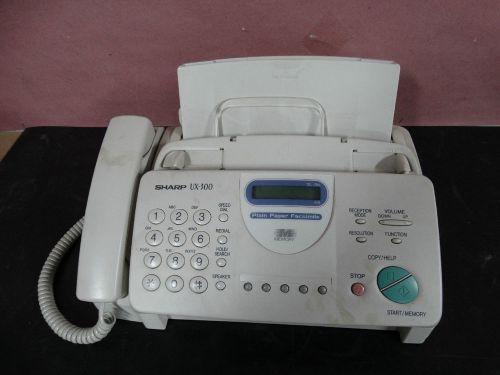 SHARP UX300 PLAIN PAPER FAX MACHINE IN GOOD WORKING ORDER