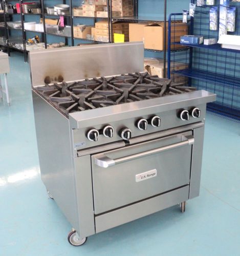 U.s range 6 burner range with standard oven 6 burner stove for sale