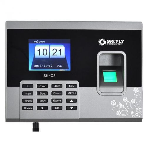 Fingerprint time attendance system - 3 inch lcd monitor, usb flash drive downld for sale