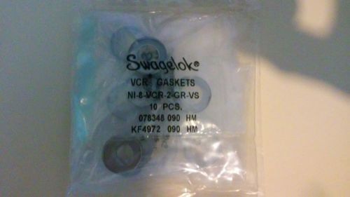 10 NEW SWAGELOK NI-8-VCR-2-GR-VS Nickel gasket retainers