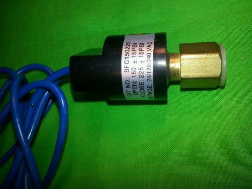 PRESSURE SWITCH *FAN CYCLING Open: 150 Close: 225