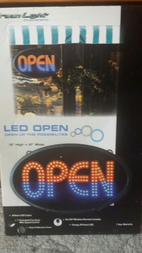 Green light innovations OPEN led sign