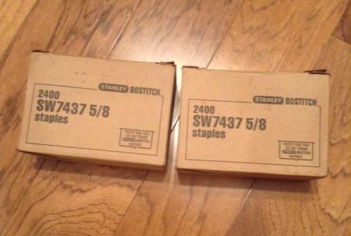 2 Boxes of Stanley Bostitch SW7437 Staples