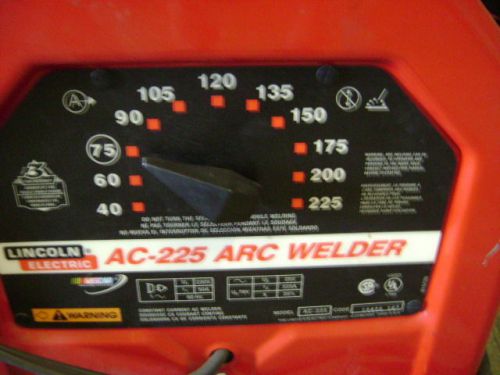 Lincoln Electric ARC-225 AC ARC Welder