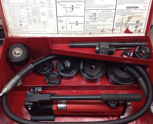 Gardner bender koh540a hydraulic punch driver set, 10 ga. steel for sale