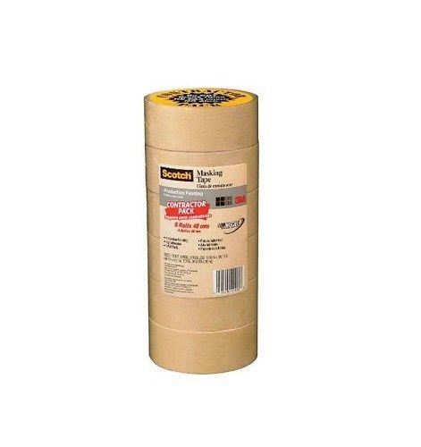 Scotch Masking Tape 1.88 &#034; x 60.1 Yard Masking 6 / Pack