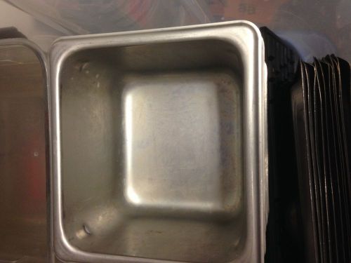 1/6 stainless steel 4&#034; pan