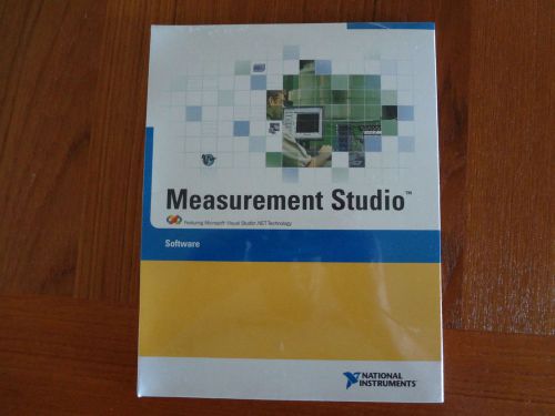 National Instruments Measurement Studio Software with Used Manual