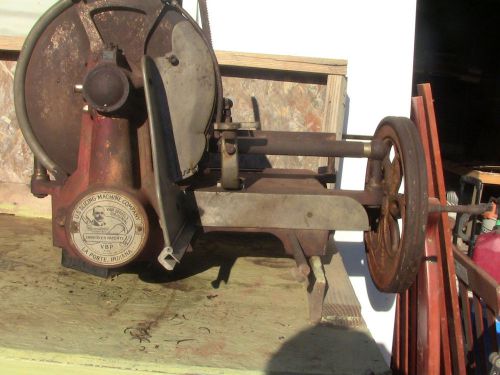 Antique Berkel hand crank meat slicer