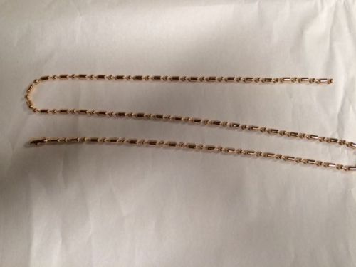 36&#034; Ball Bar  Chain Rose Gold # 10 , Bag of 30 chains